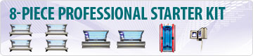 Tanning bed 8 piece special